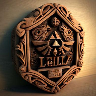 3D model The Legend of Zelda Wii U game (STL)